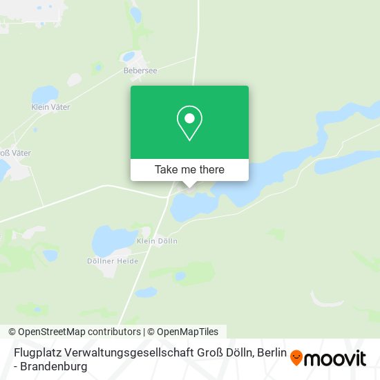 Карта Flugplatz Verwaltungsgesellschaft Groß Dölln