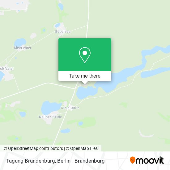 Tagung Brandenburg map