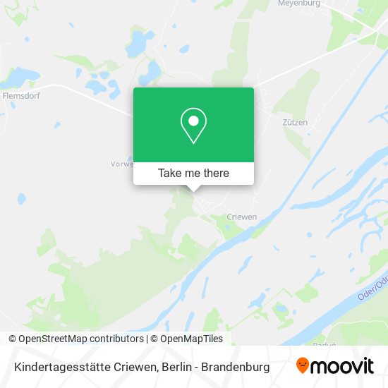 Kindertagesstätte Criewen map