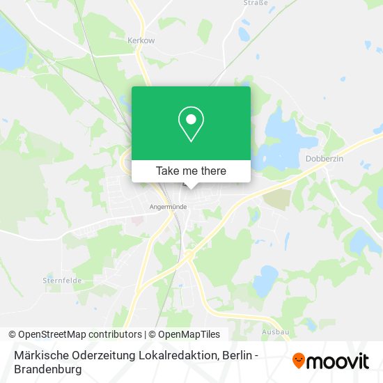 Märkische Oderzeitung Lokalredaktion map