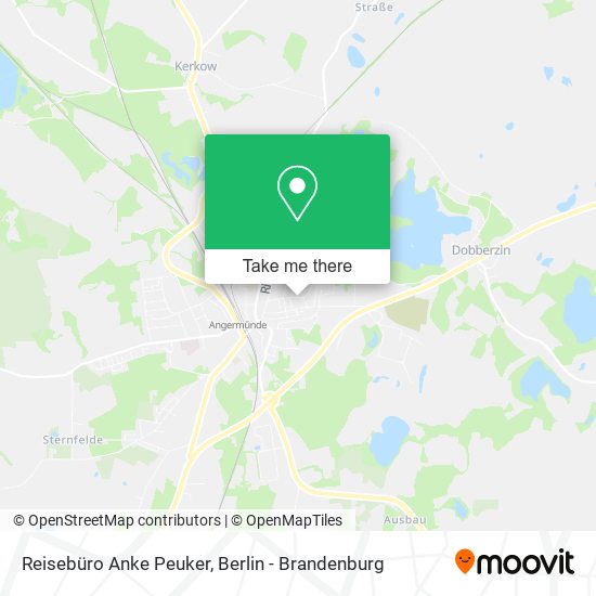 Reisebüro Anke Peuker map