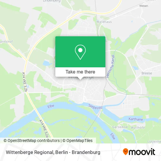 Карта Wittenberge Regional