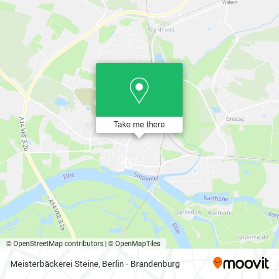 Meisterbäckerei Steine map