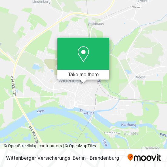 Wittenberger Versicherungs map