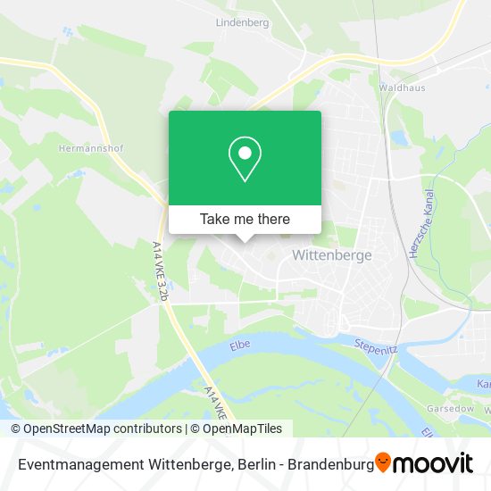 Eventmanagement Wittenberge map