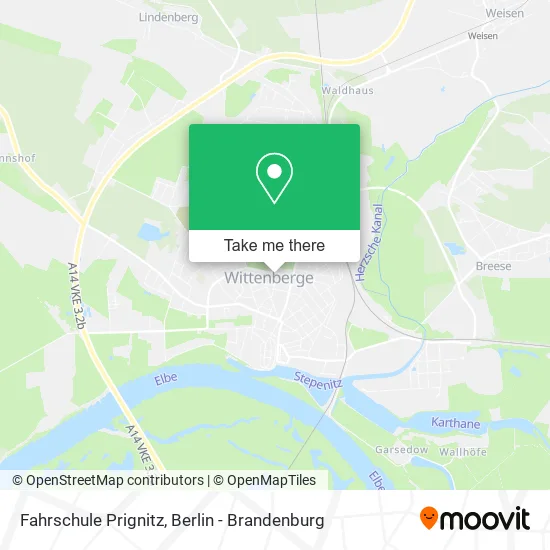 Карта Fahrschule Prignitz
