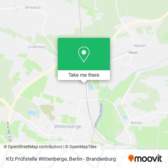 Kfz Prüfstelle Wittenberge map