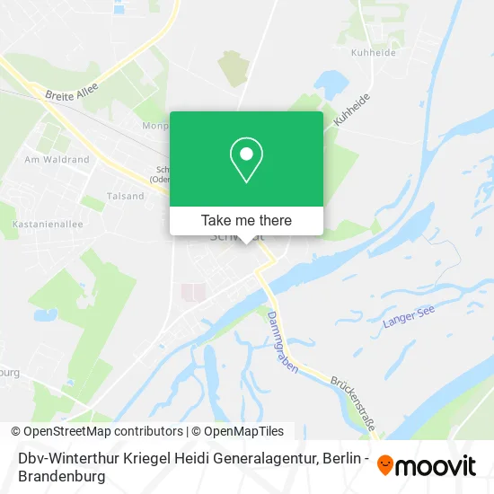 Карта Dbv-Winterthur Kriegel Heidi Generalagentur
