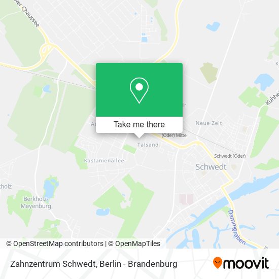 Карта Zahnzentrum Schwedt