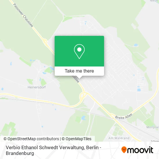Карта Verbio Ethanol Schwedt Verwaltung