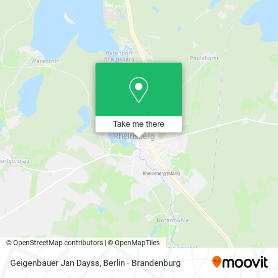 Geigenbauer Jan Dayss map