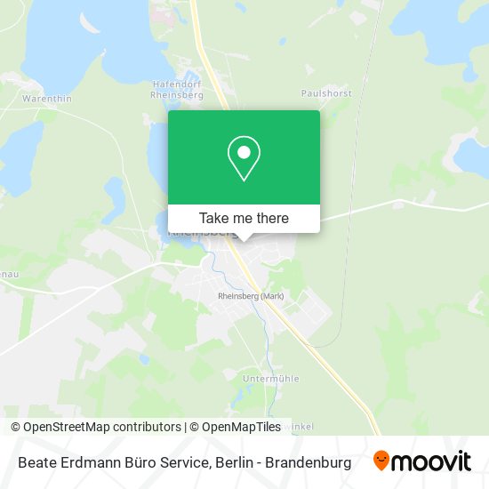 Beate Erdmann Büro Service map