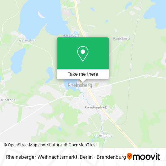 Rheinsberger Weihnachtsmarkt map