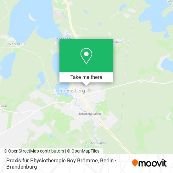 Карта Praxis für Physiotherapie Roy Brömme