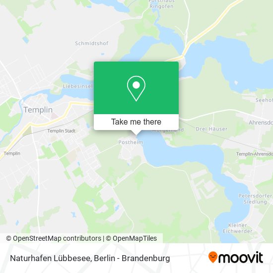 Naturhafen Lübbesee map