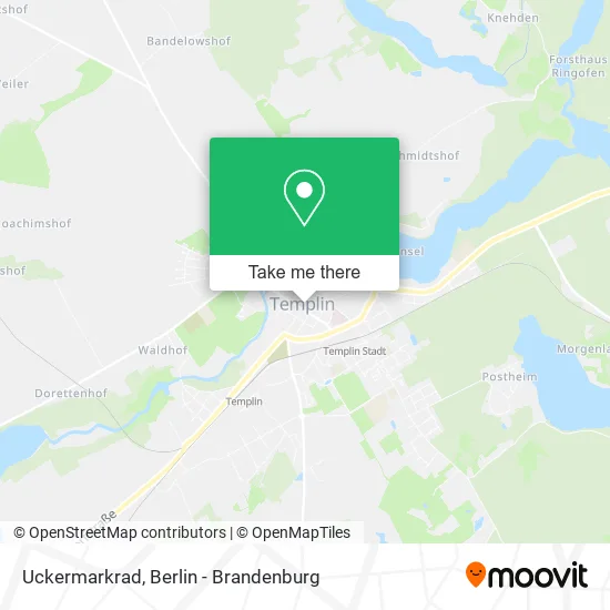 Карта Uckermarkrad