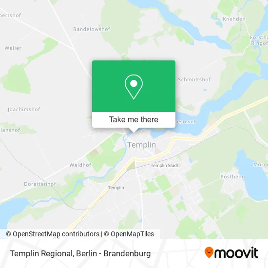 Карта Templin Regional
