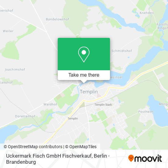 Uckermark Fisch GmbH Fischverkauf map