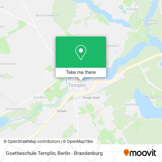 Goetheschule Templin map