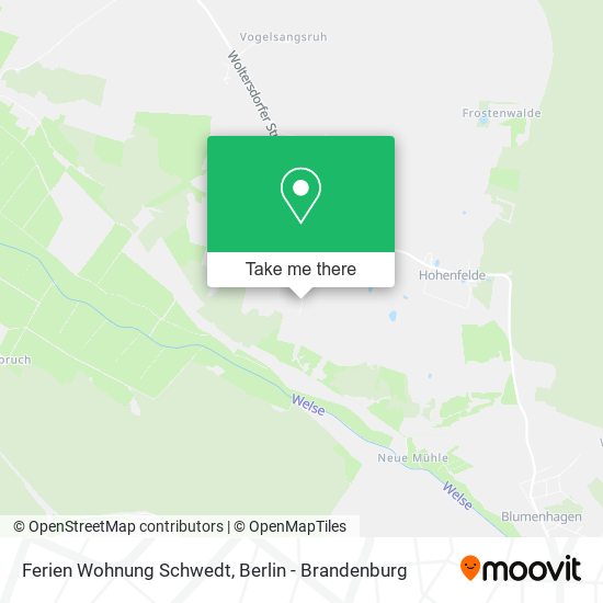 Ferien Wohnung Schwedt map