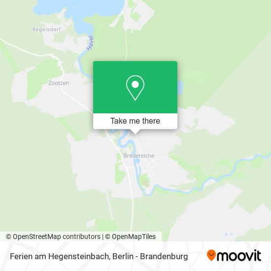 Карта Ferien am Hegensteinbach