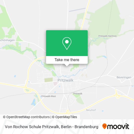 Von Rochow Schule Pritzwalk map