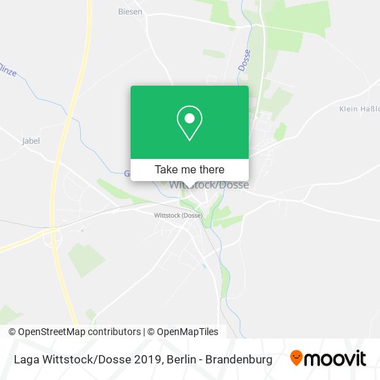 Laga Wittstock/Dosse 2019 map