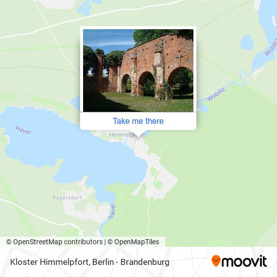 Kloster Himmelpfort map