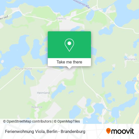 Карта Ferienwohnung Viola