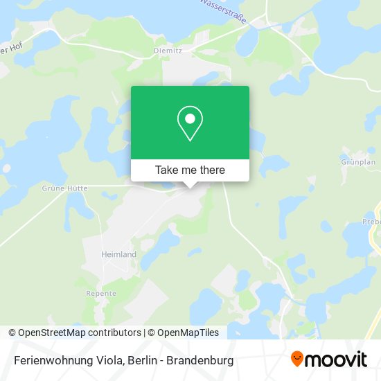 Ferienwohnung Viola map