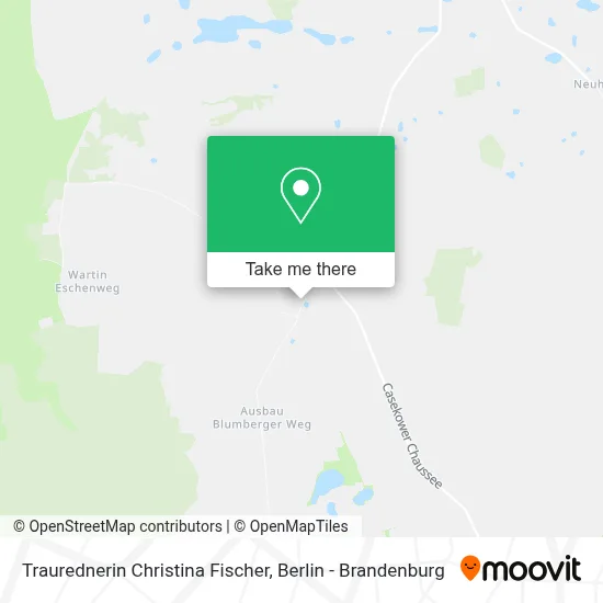 Traurednerin Christina Fischer map