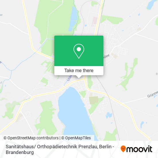 Sanitätshaus/ Orthopädietechnik Prenzlau map