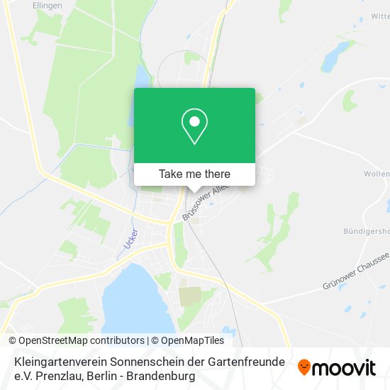 Kleingartenverein Sonnenschein der Gartenfreunde e.V. Prenzlau map