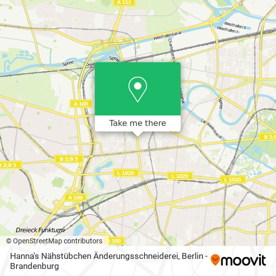 Hanna's Nähstübchen Änderungsschneiderei map