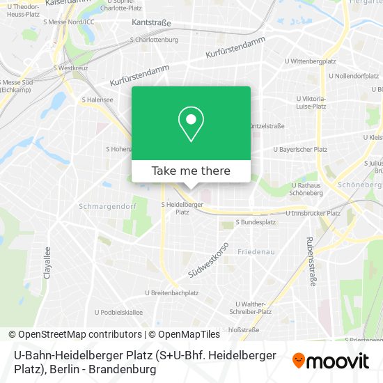 U-Bahn-Heidelberger Platz (S+U-Bhf. Heidelberger Platz) map