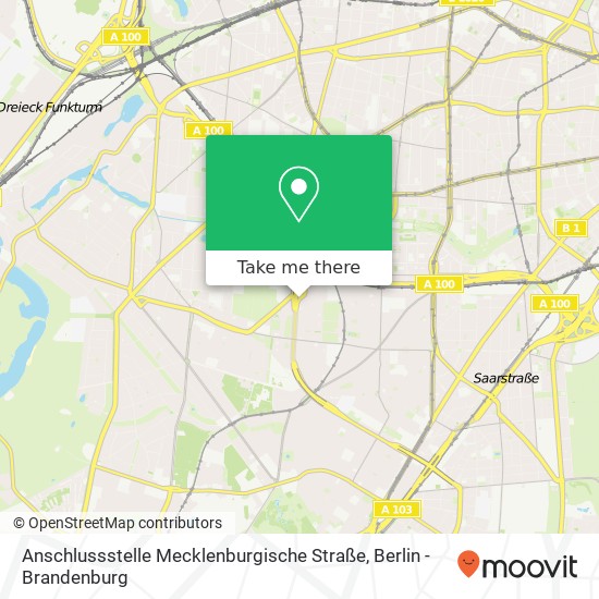 Anschlussstelle Mecklenburgische Straße map