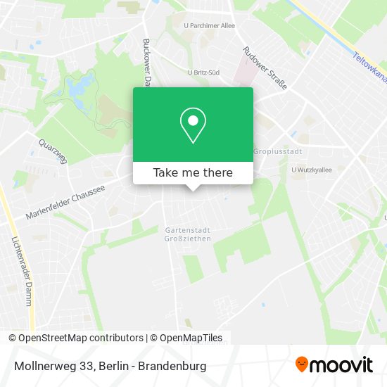 Карта Mollnerweg 33