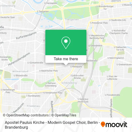 Apostel Paulus Kirche - Modern Gospel Choir map