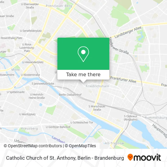 Catholic Church of St. Anthony map