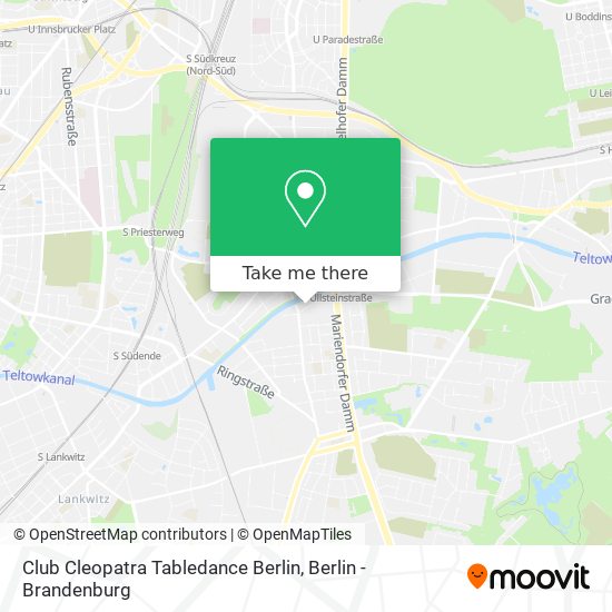 Карта Club Cleopatra Tabledance Berlin