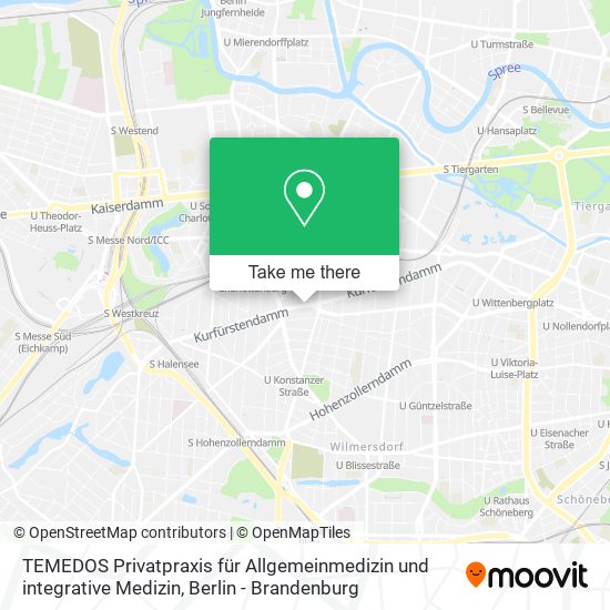 TEMEDOS Privatpraxis für Allgemeinmedizin und integrative Medizin map