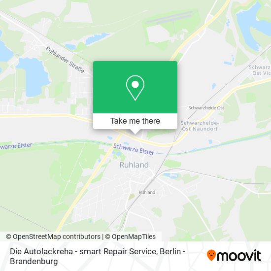 Die Autolackreha - smart Repair Service map