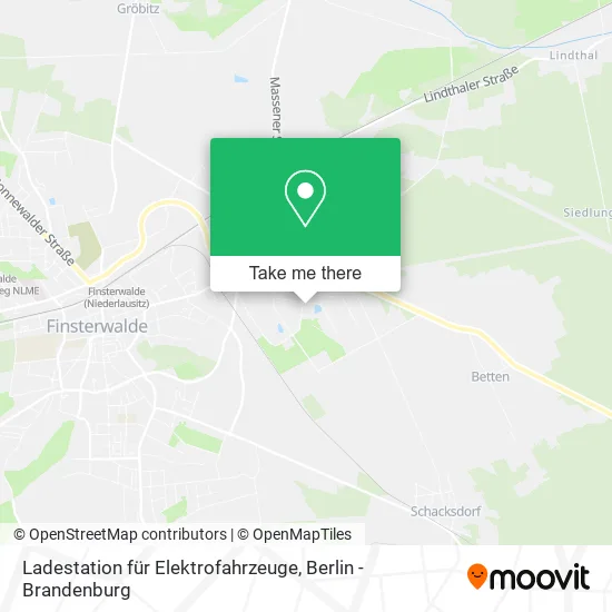 Карта Ladestation für Elektrofahrzeuge