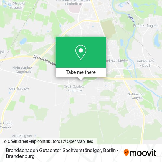 Карта Brandschaden Gutachter Sachverständiger