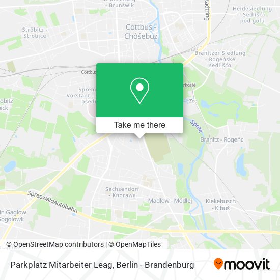 Parkplatz Mitarbeiter Leag map