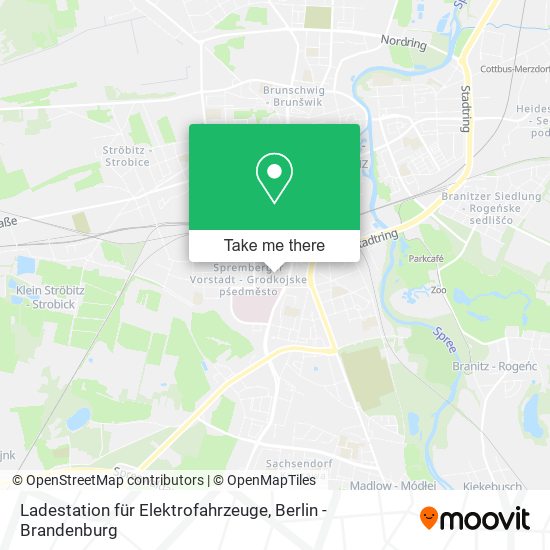 Карта Ladestation für Elektrofahrzeuge