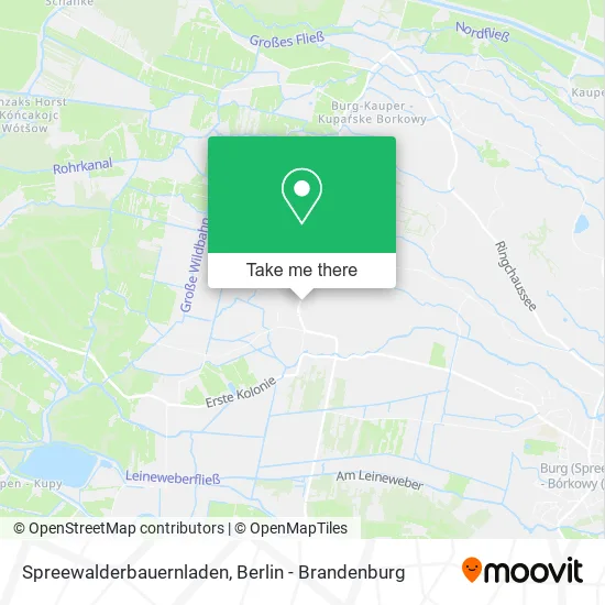 Spreewalderbauernladen map