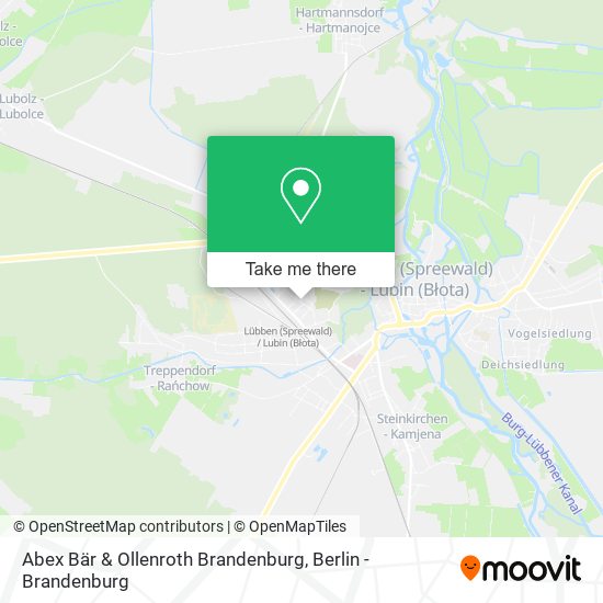 Abex Bär & Ollenroth Brandenburg map