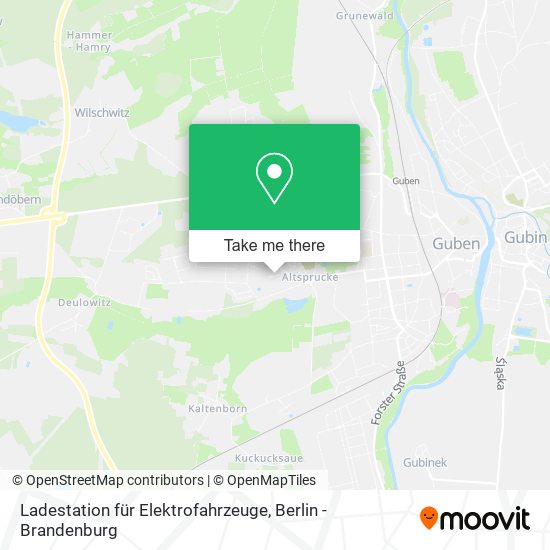 Ladestation für Elektrofahrzeuge map