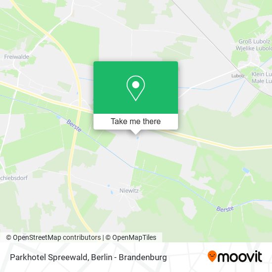 Parkhotel Spreewald map